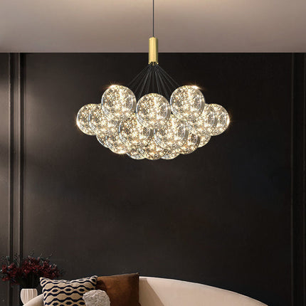 ChandelierDecor - Glass Ball Chandeliers for Living Room and Dining