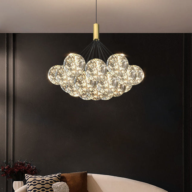 ChandelierDecor - Glass Ball Chandeliers for Living Room and Dining
