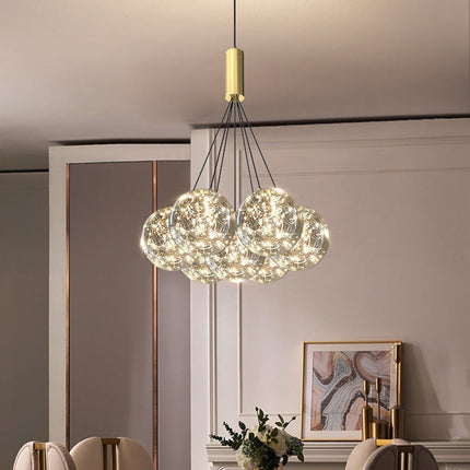 ChandelierDecor - Glass Ball Chandeliers for Living Room and Dining