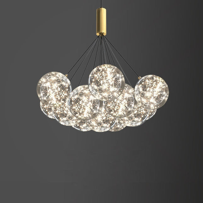ChandelierDecor - Glass Ball Chandeliers for Living Room and Dining