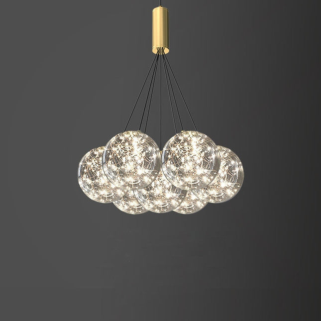ChandelierDecor - Glass Ball Chandeliers for Living Room and Dining