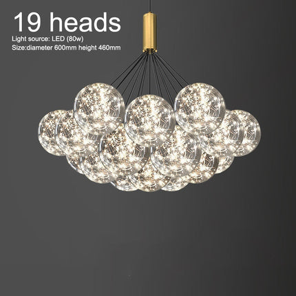 ChandelierDecor - Glass Ball Chandeliers for Living Room and Dining
