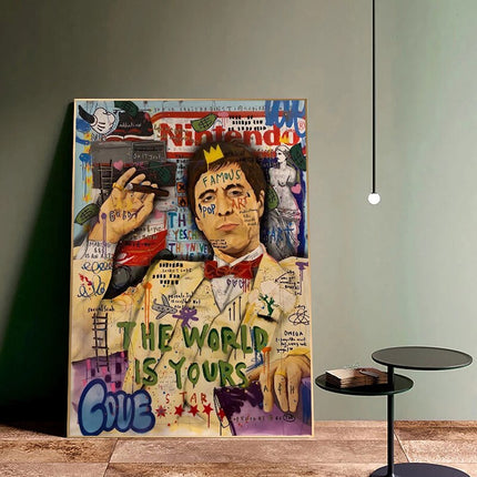 ChandelierDecor - Godfather Smokes Canvas Print for Modern Pop Art Home Decor
