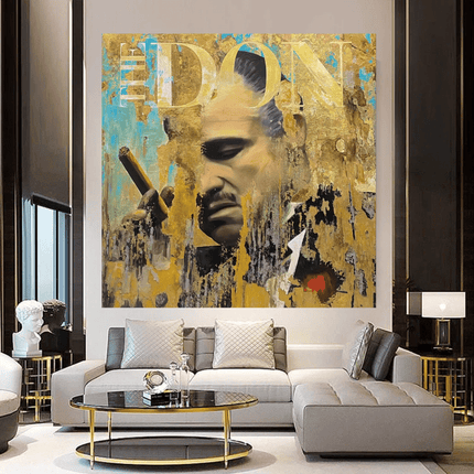 ChandelierDecor - Godfather The Don Canvas Wall Art