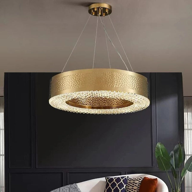 ChandelierDecor - Gold Crystal Chandelier