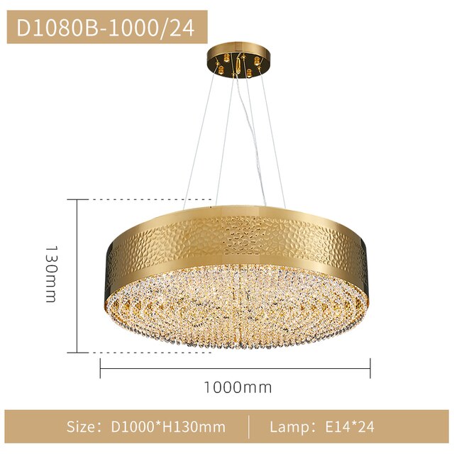 ChandelierDecor - Gold Crystal Chandelier