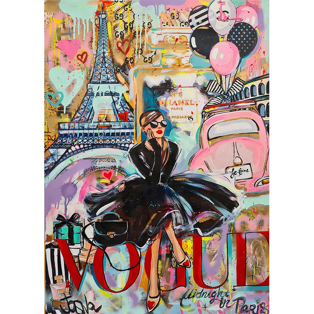 ChandelierDecor - Graffiti Art Hepburn Canvas Wall Art