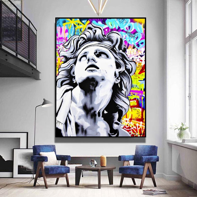 ChandelierDecor - Graffiti Art of David Canvas Wall Art