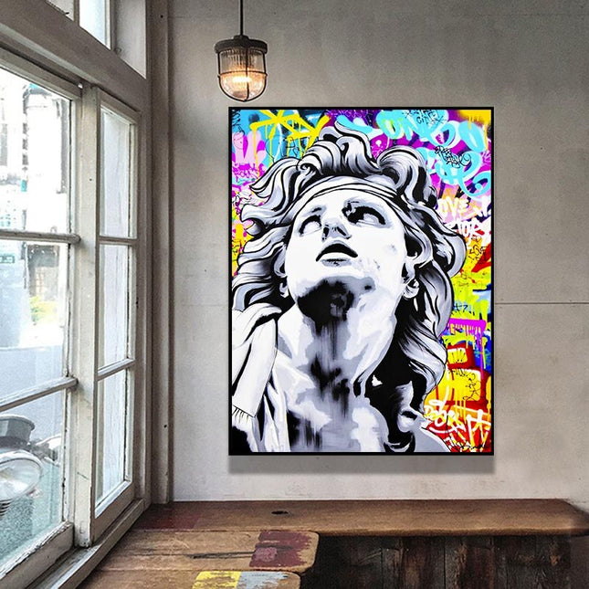 ChandelierDecor - Graffiti Art of David Canvas Wall Art