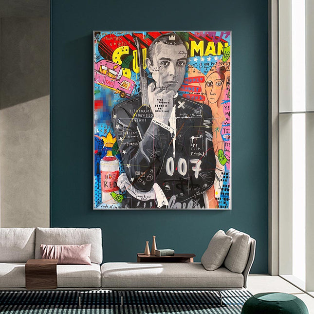 ChandelierDecor - Graffiti Pop Character Canvas Wall Art