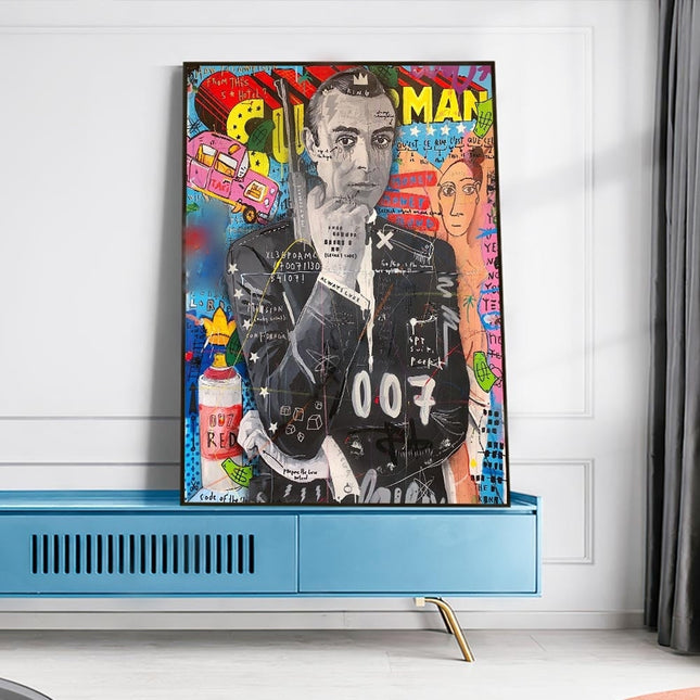 ChandelierDecor - Graffiti Pop Character Canvas Wall Art