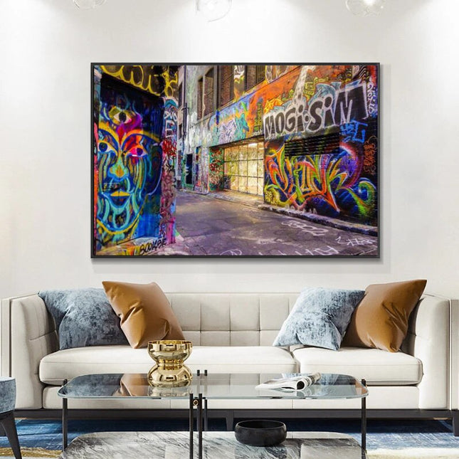 ChandelierDecor - Graffiti Stairs Canvas Wall Art