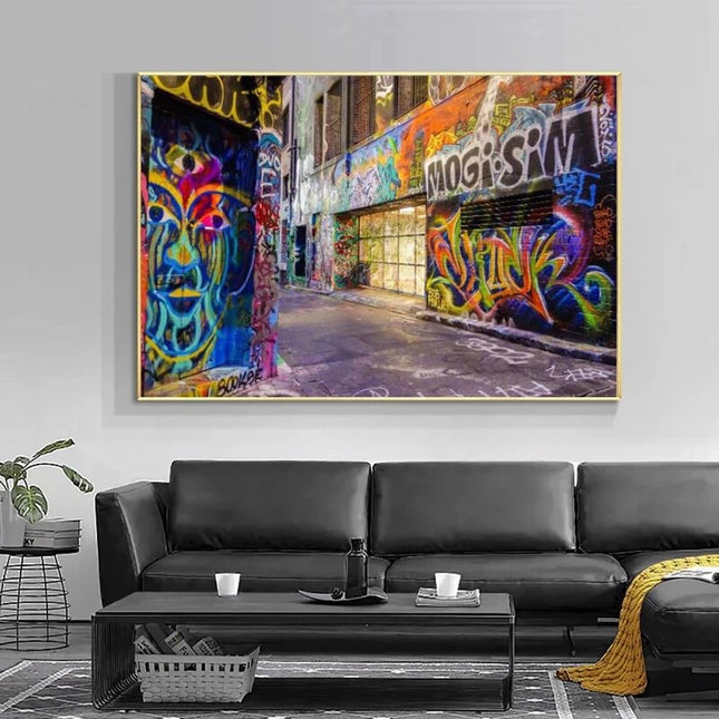 ChandelierDecor - Graffiti Stairs Canvas Wall Art