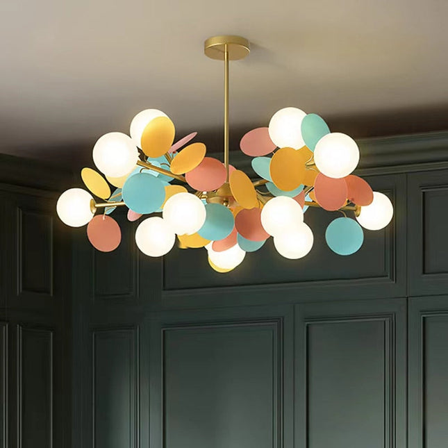 ChandelierDecor - Grape Design Glass Chandelier - Unique & Elegant Lighting