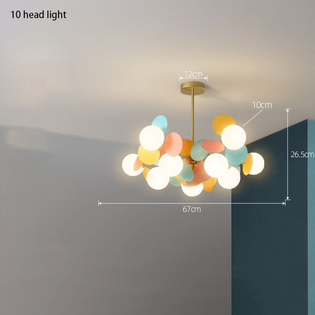 ChandelierDecor - Grape Design Glass Chandelier - Unique & Elegant Lighting