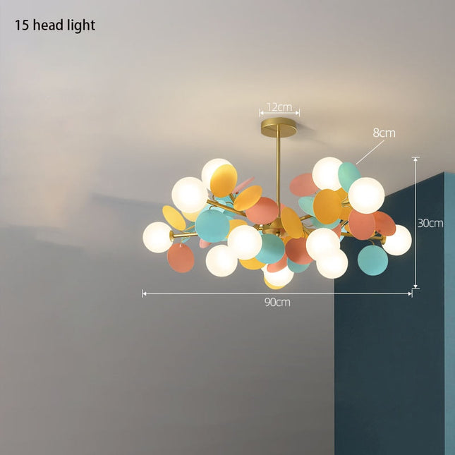 ChandelierDecor - Grape Design Glass Chandelier - Unique & Elegant Lighting