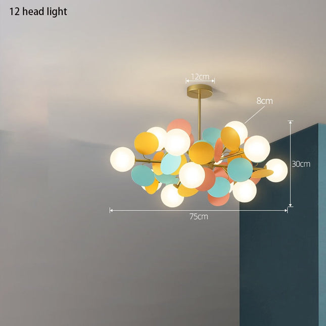 ChandelierDecor - Grape Design Glass Chandelier - Unique & Elegant Lighting