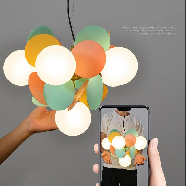 ChandelierDecor - Grape Design Glass Chandelier - Unique & Elegant Lighting