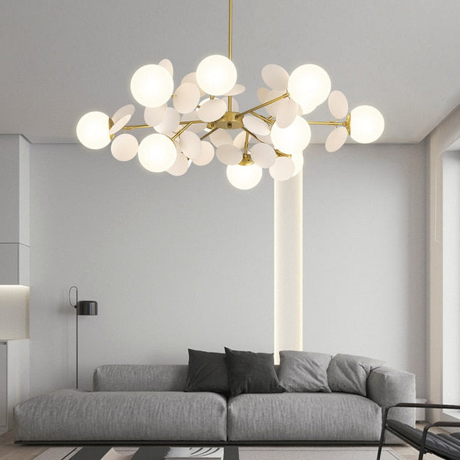ChandelierDecor - Grape Design Glass Chandelier - Unique & Elegant Lighting