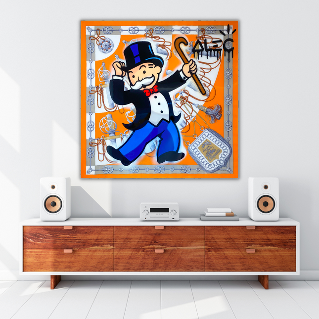 ChandelierDecor - Hermes Collection: Alec Monopoly Wall Art