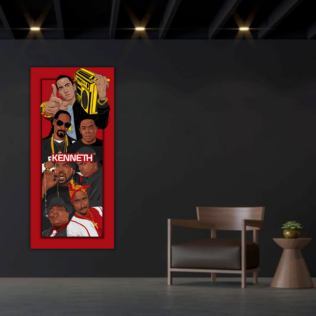 ChandelierDecor - Hip Hop Legends Super Star Old School TuPac Biggie Smalls Rapper Canvas Wall Art - Wall Art Decor - Famous Wall Art