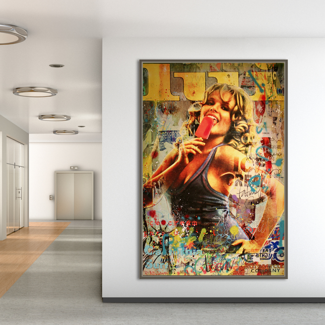 ChandelierDecor - Ice Cream Parano Canvas Wall Art: The Perfect Decor