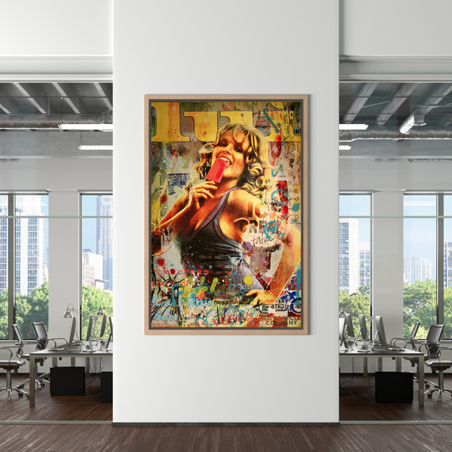 ChandelierDecor - Ice Cream Parano Canvas Wall Art: The Perfect Decor