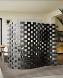 ChandelierDecor - Iron Head Room Divider – Solid Wood Medieval Folding Screen