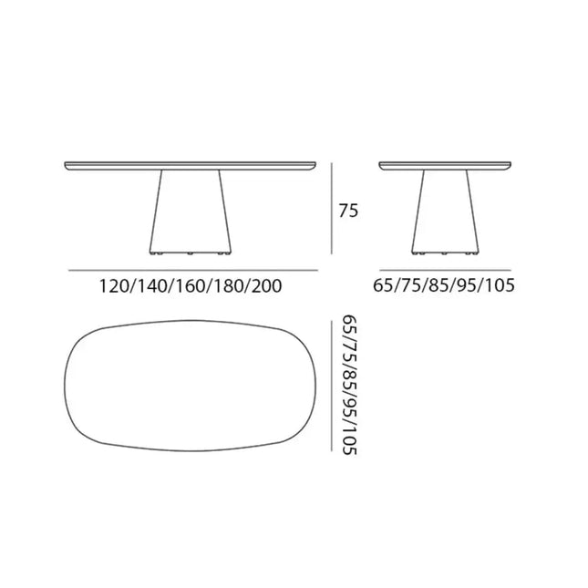 Italian Classic Dining Table Set-Dining Tables