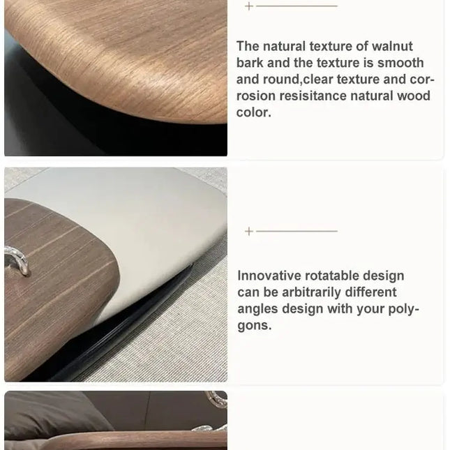 Italian Design Pebbles Rotating Coffee Table-Coffee Table