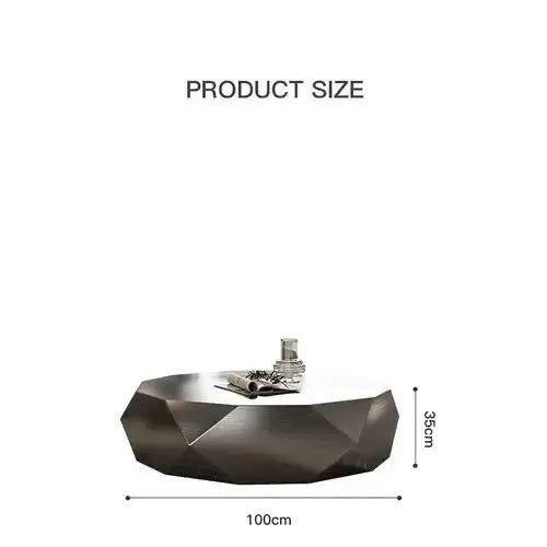 Italian Designer Auxiliar Metal Coffee Table-Coffee Table