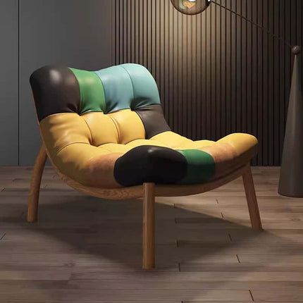 Italian Cow Leather Designer Lazy Chair-Sofa Chairs