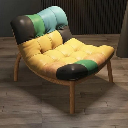 Italian Cow Leather Designer Lazy Chair-Sofa Chairs