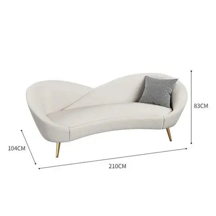 Lip Petals Designer Italian Sofa Set-Sofa Set