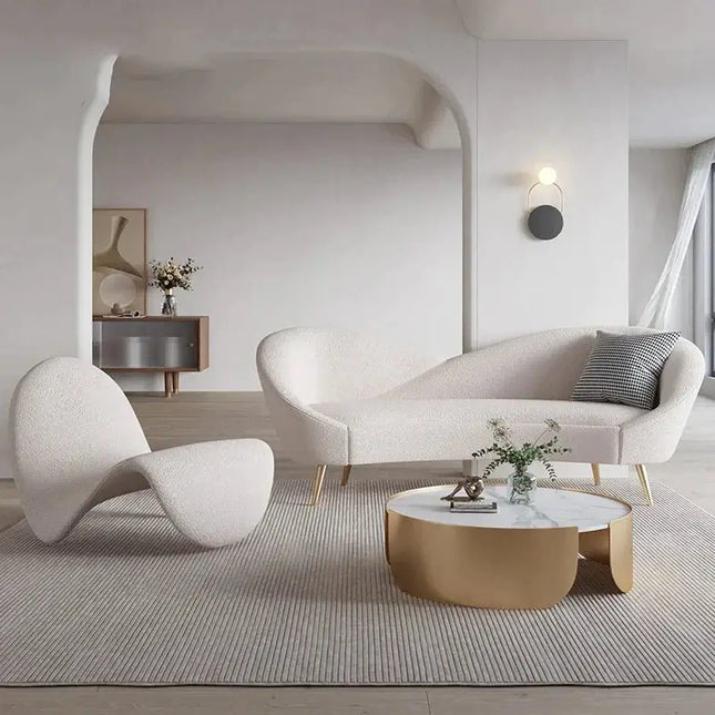 Lip Petals Designer Italian Sofa Set-Sofa Set