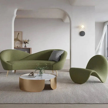 Lip Petals Designer Italian Sofa Set-Sofa Set