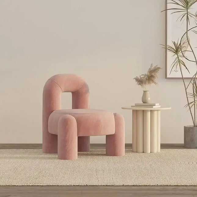 Pure Velvet Comfort italian Designer Chair-Chairs & Stools