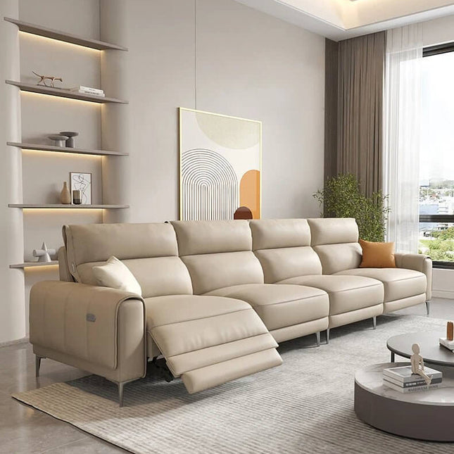 ChandelierDecor - Italian Leather Sectional Sofa – Reclining
