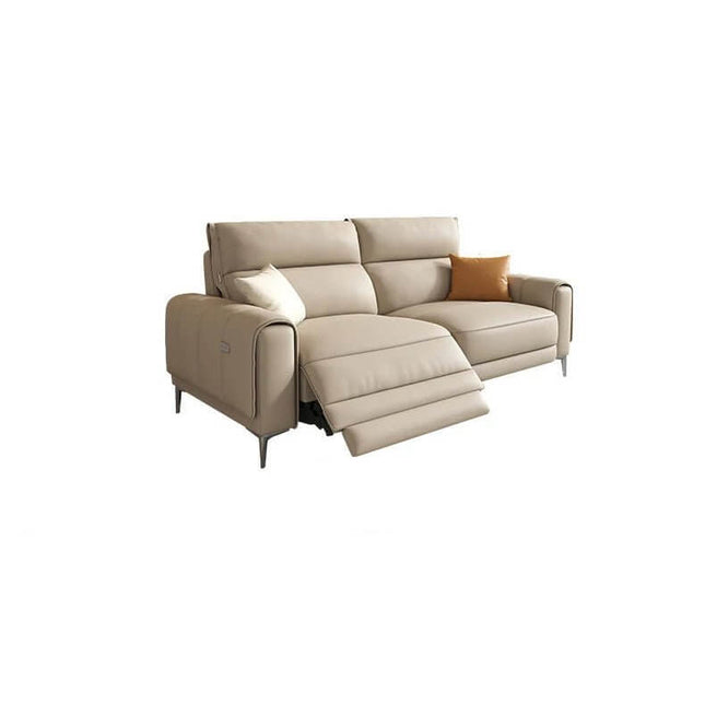 ChandelierDecor-Italian Leather Sectional Sofa – Reclining