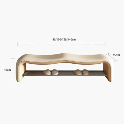 ChandelierDecor-Italian Minimalist Leather Bench – Hanging