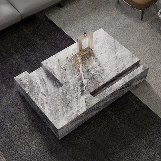 ChandelierDecor-Italian Minimalist Marble Coffee Table