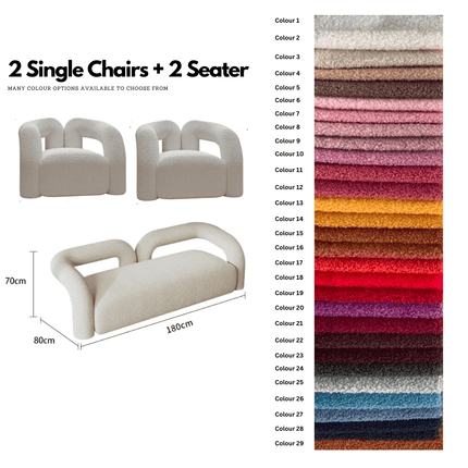 ChandelierDecor-Italian Minimalist Sofa Set