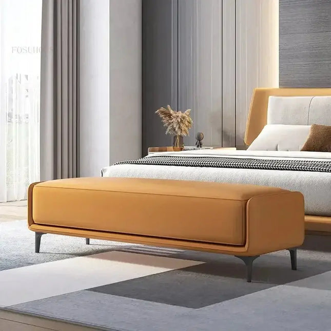 ChandelierDecor-Italian Modern Leather Bench – Hanging