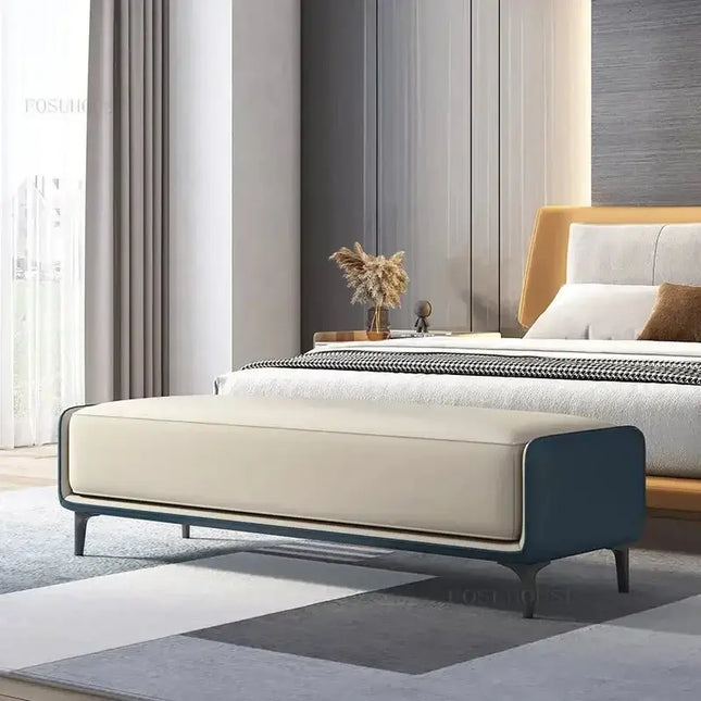 ChandelierDecor-Italian Modern Leather Bench – Hanging