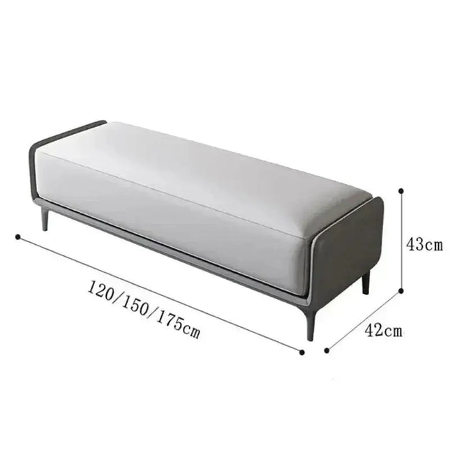 ChandelierDecor-Italian Modern Leather Bench – Hanging