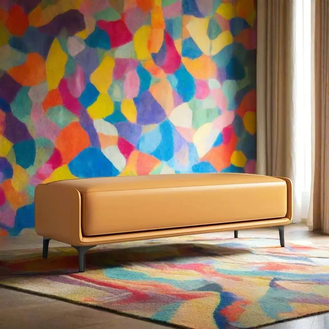ChandelierDecor-Italian Modern Leather Bench – Hanging