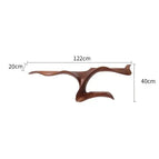 Walnut - 122x20x40cm