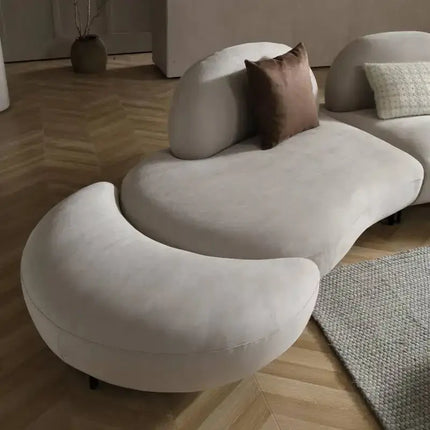 Italian Retro Style Arc Combination Sofa Set-Sofa Set