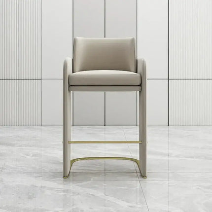 Italian High Stool – Adjustable Backrest Kitchen Counter Chair-Bar Stools