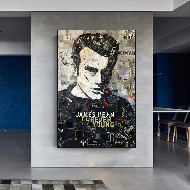 ChandelierDecor - James Byron Dean Canvas Art: Authentic and Timeless